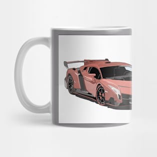 Red Exotic Sports Car Mug